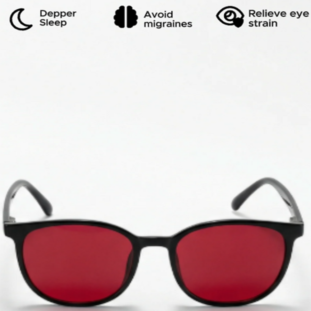 Peerless Flow™  Red Lens Blue Light Glasses
